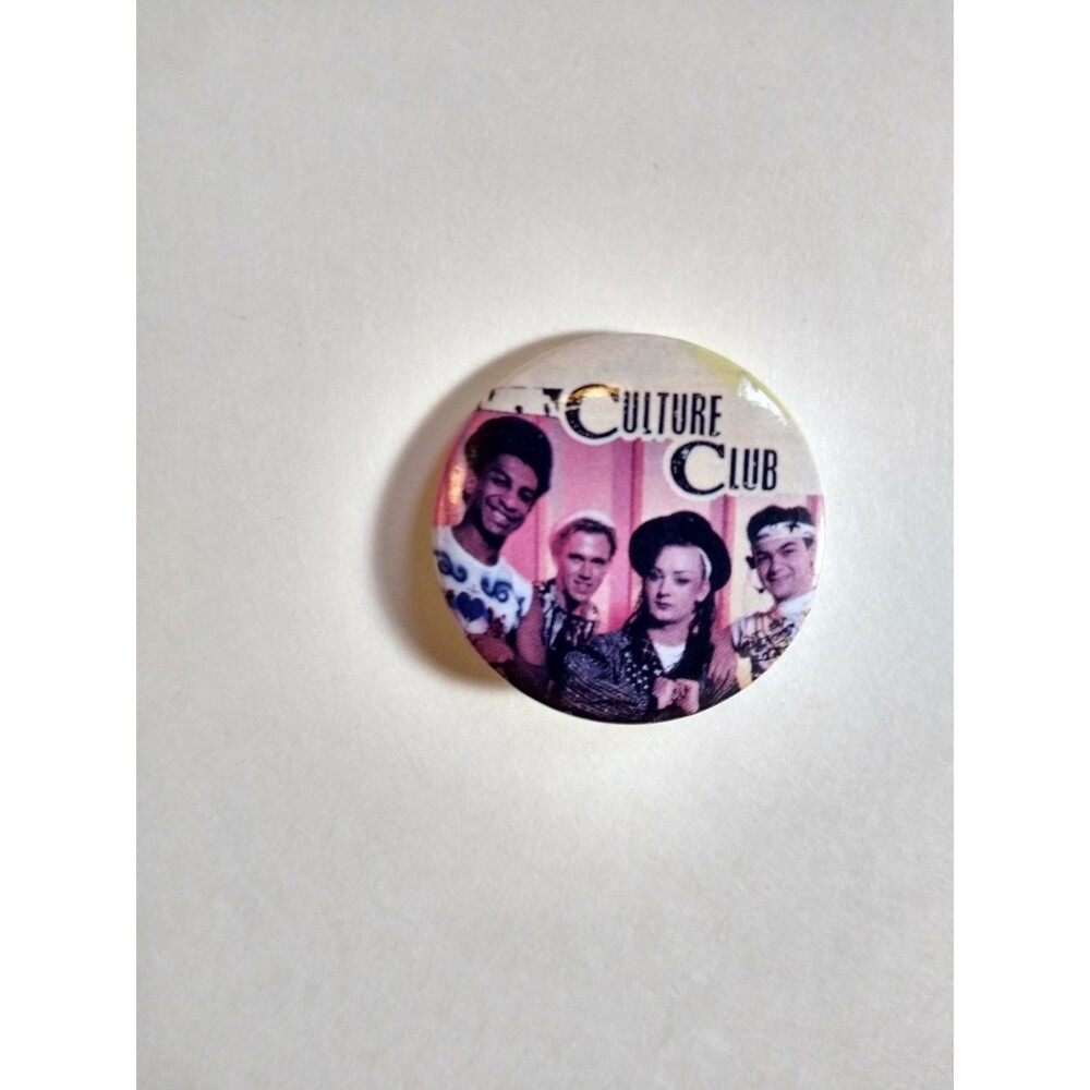 Culture Club Music Memorabilia Group Pinback Button Badge Sharpgrade Ltd 1.25"